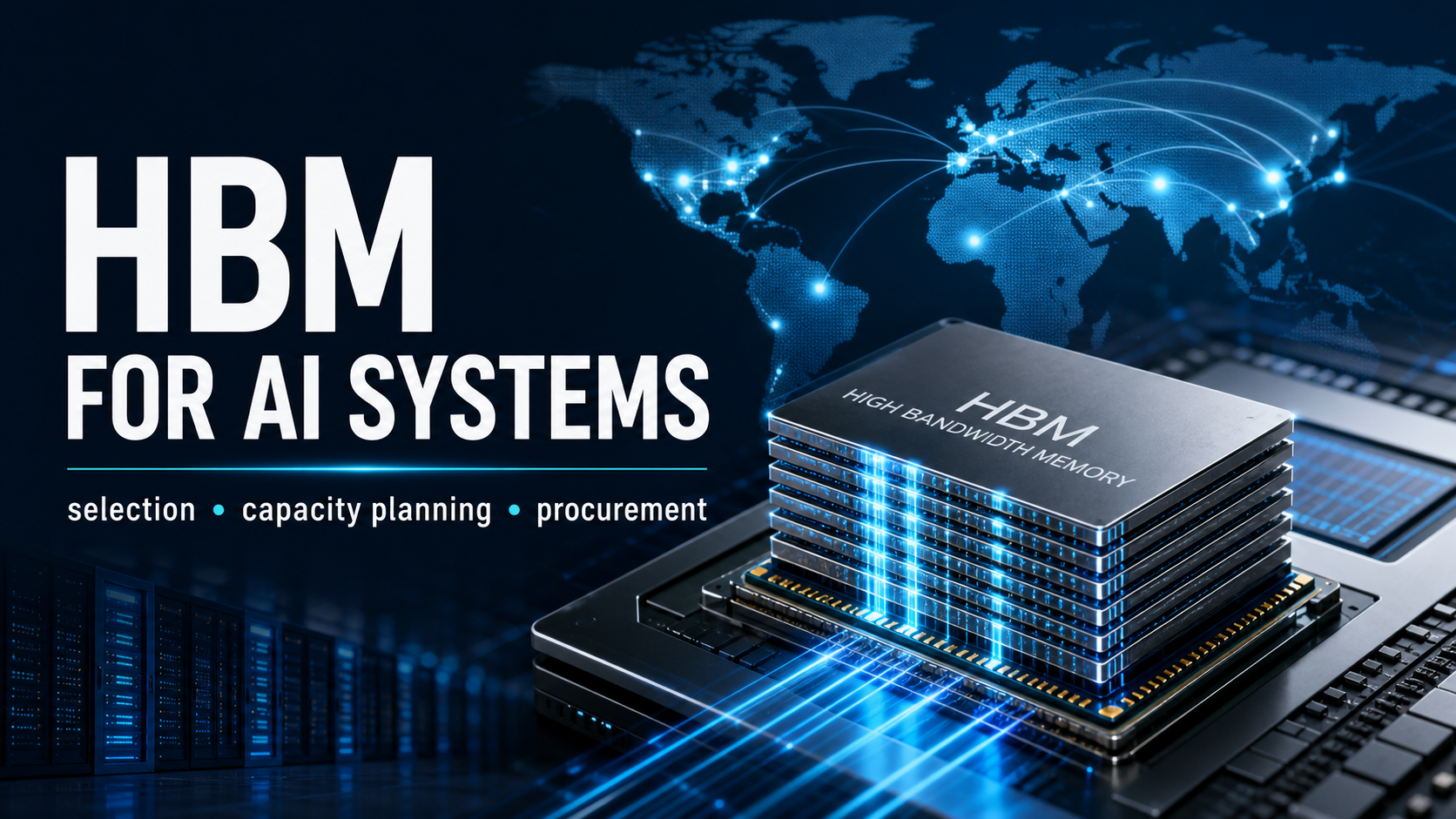 Editorial cover for an HBM in AI systems selection and procurement guide | TrustCompo