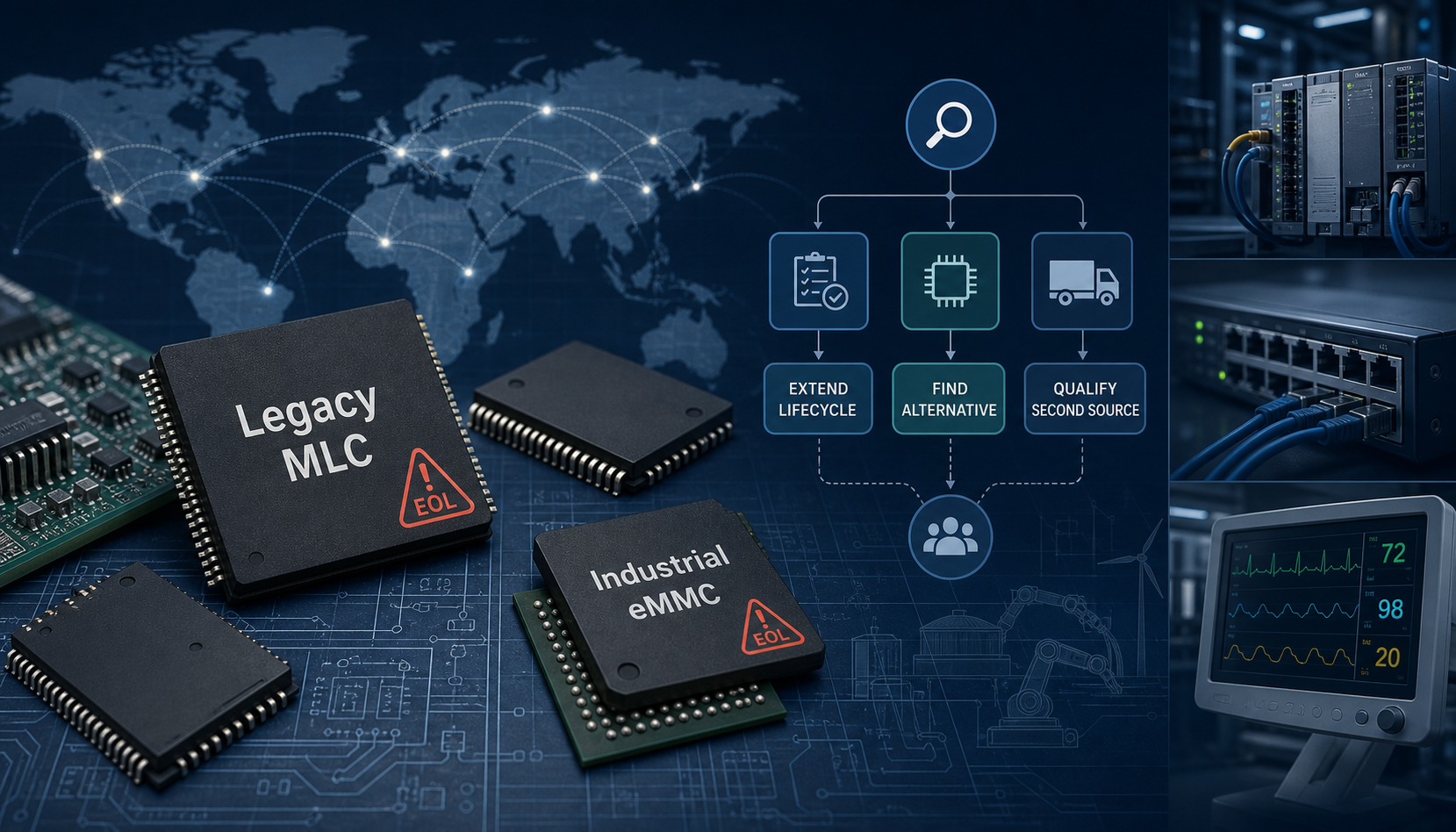 Samsung MLC NAND EOL 2026 sourcing strategies cover for industrial buyers | TrustCompo